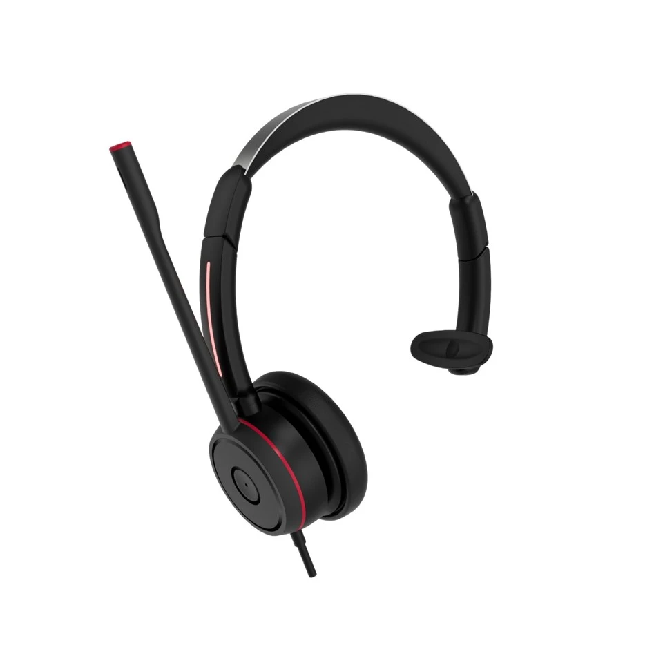 Single-Ear Smart Noise-Canceling Conference Headset